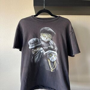 Domrebel Men's Black and Grey T-shirt